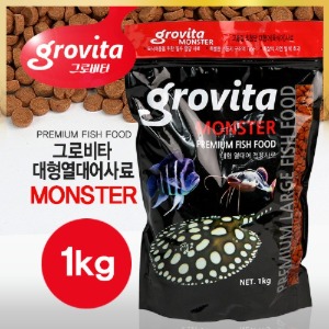 그로비타 대형어전용 사료 1kg(침강성)지퍼백 대